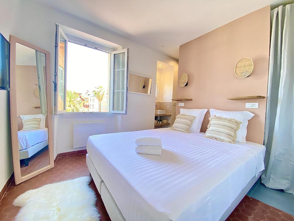 Sablettes Beach-Plage-Vue Mer-Centre Ville Menton Ngoại thất bức ảnh