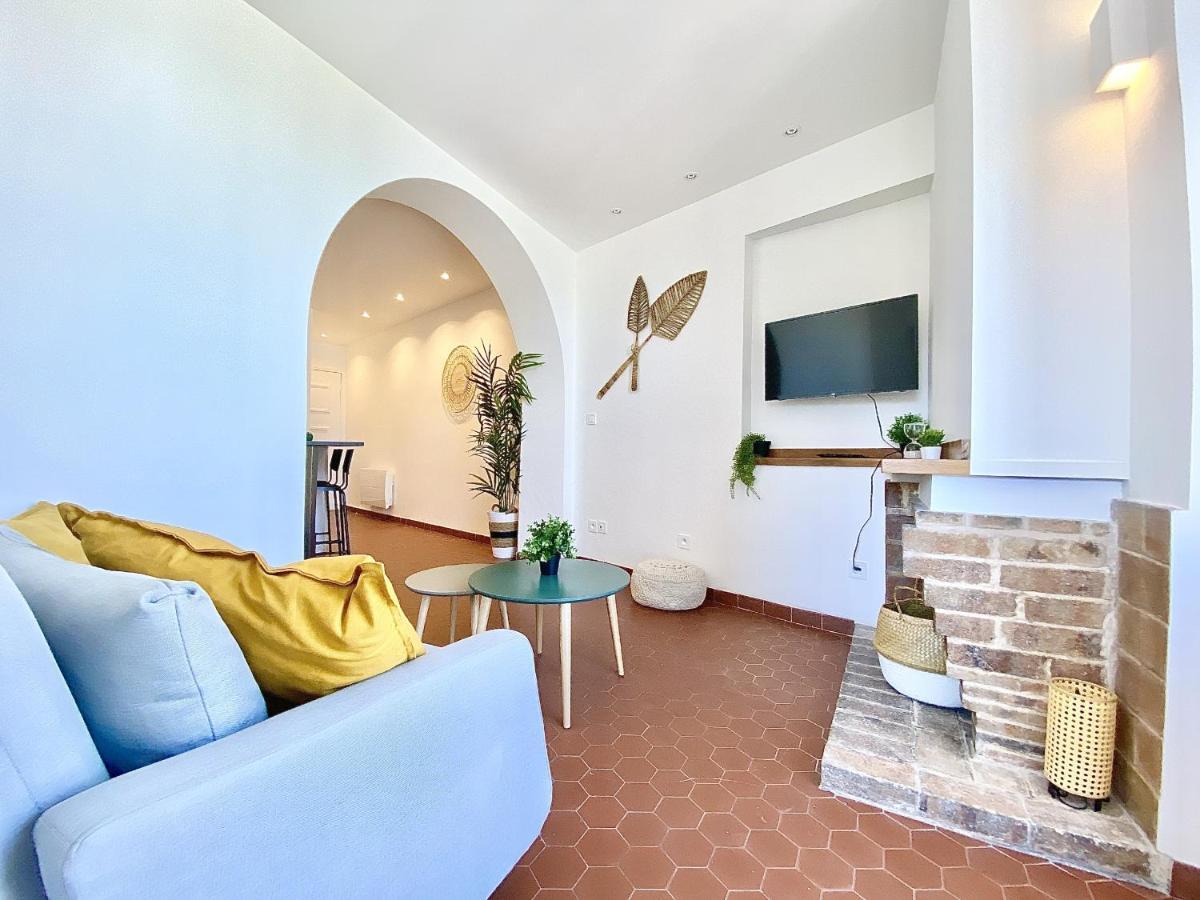 Sablettes Beach-Plage-Vue Mer-Centre Ville Menton Ngoại thất bức ảnh