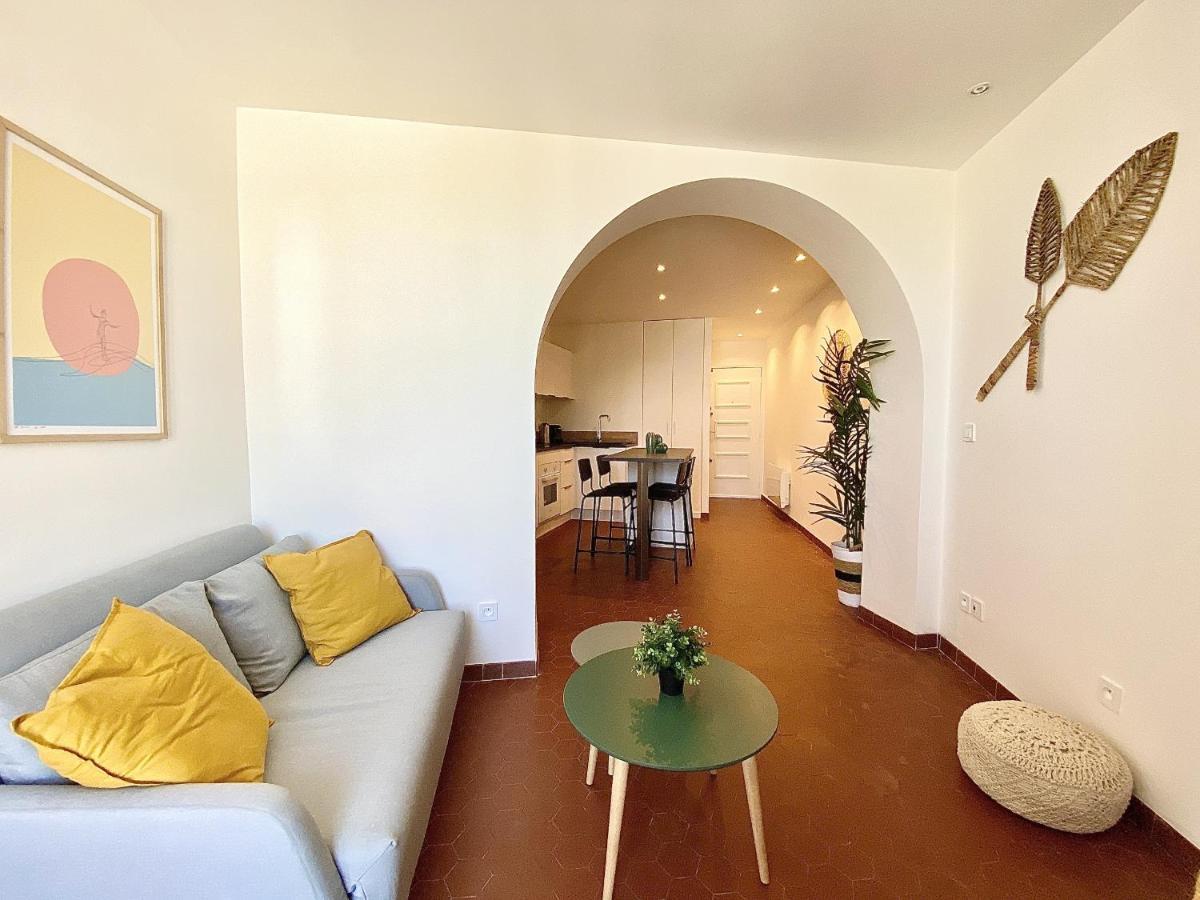 Sablettes Beach-Plage-Vue Mer-Centre Ville Menton Ngoại thất bức ảnh