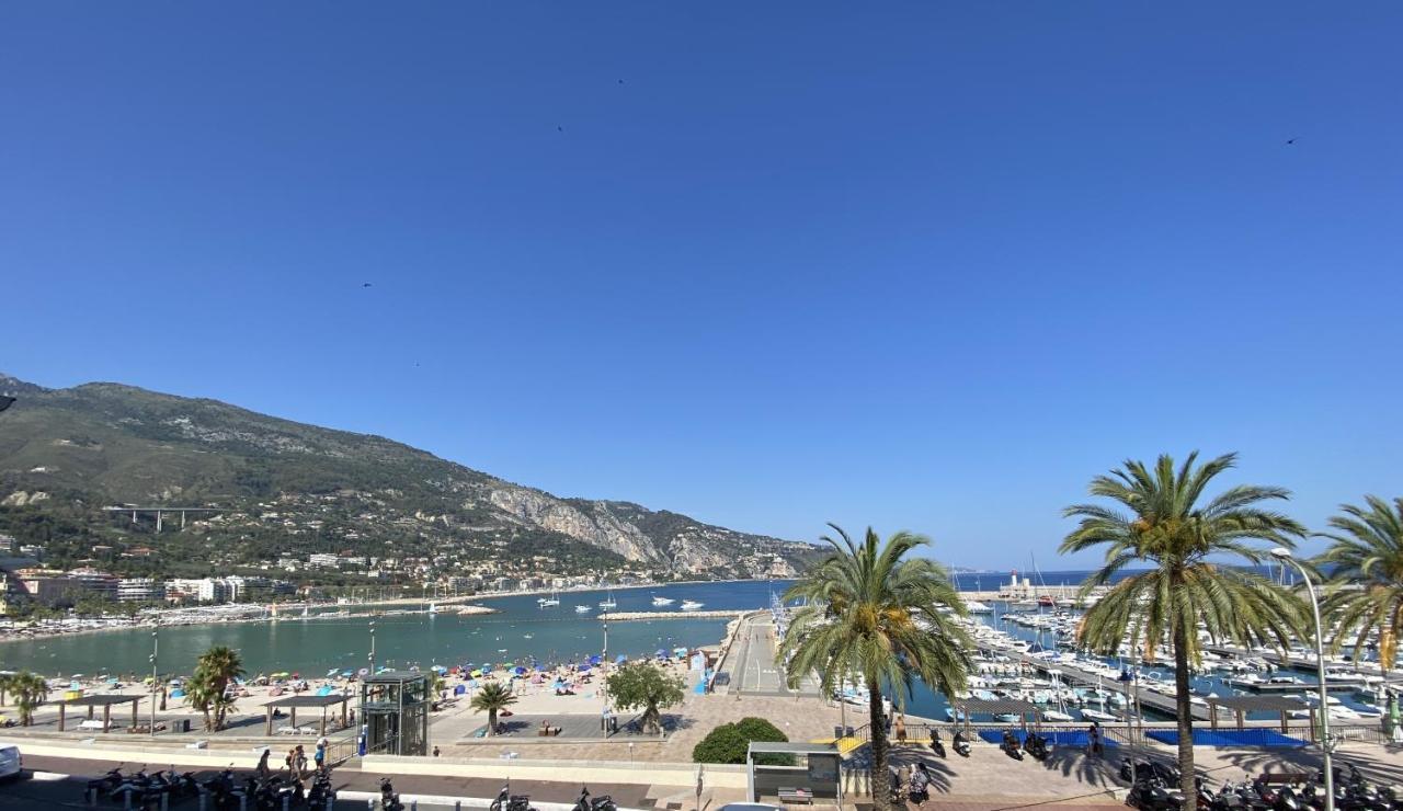 Sablettes Beach-Plage-Vue Mer-Centre Ville Menton Ngoại thất bức ảnh